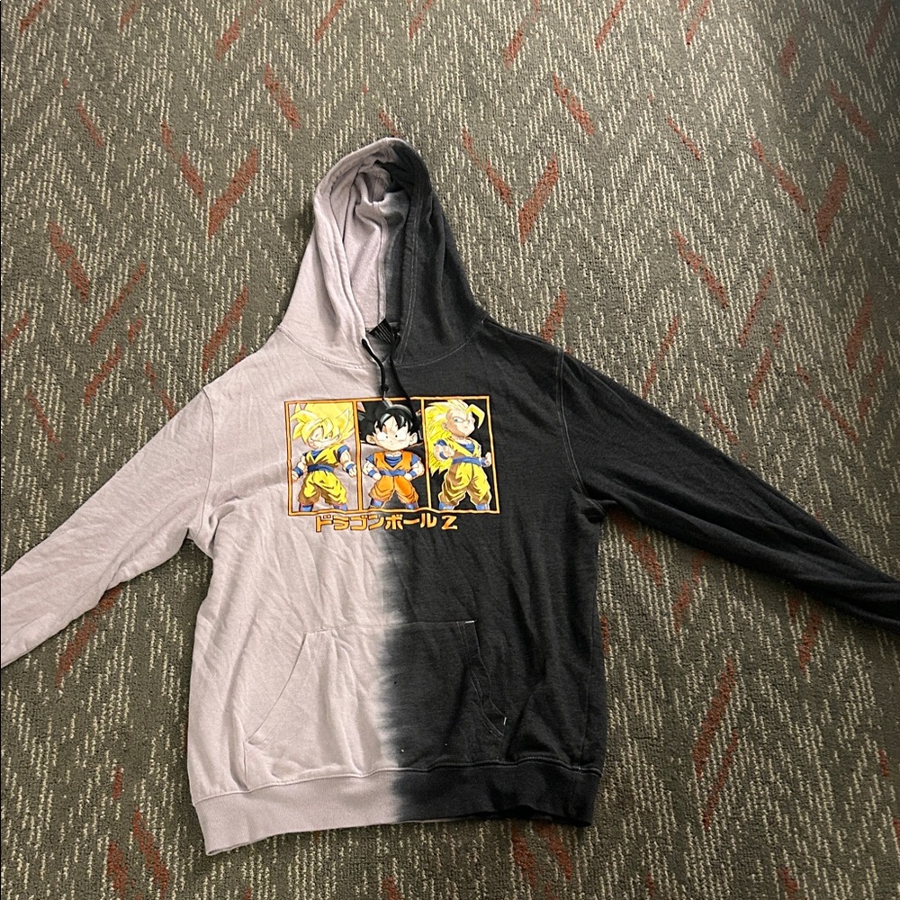 Dragon Ball Z Black and Pink Hoodie